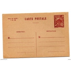 Entero postal de tunez