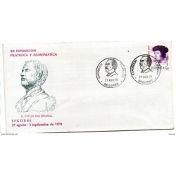 Carta  con matasellos commemorativo de exposicion filatelica  seborbe 1978