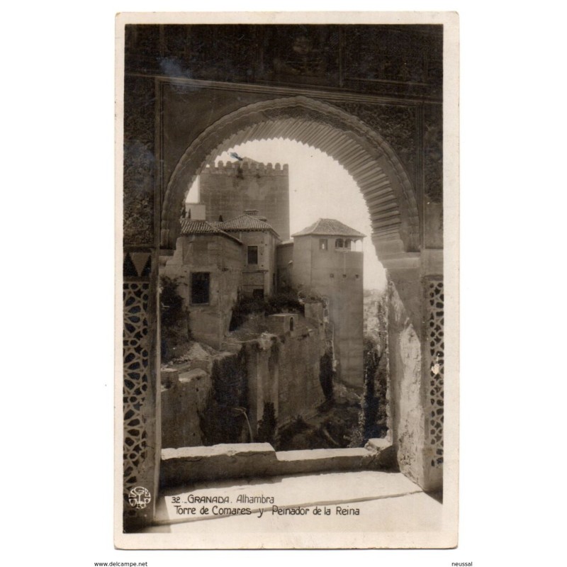 Tarjeta postal de granada la alhambra circuladas Tarjeta postal de granada la alhambra circuladas