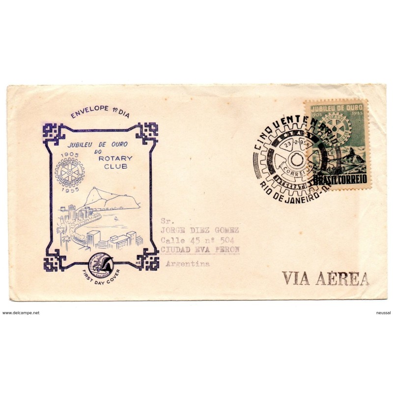 Carta de 1955 rotary club brasil Carta de 1955 rotary club brasil