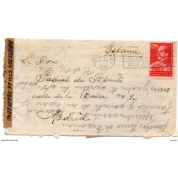 Carta de 1940 circulada a madrid