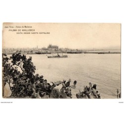 Postal de palma de mallorca vista desde santa catalina