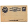 Entero postal  el salvador  un centavo 1895