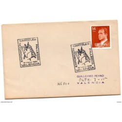 Carta con matasellos  commemorativo exposicion de carteles falleros 1993