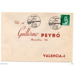 Carta con matasellos commemorativo dia mundial de tarrega 1980