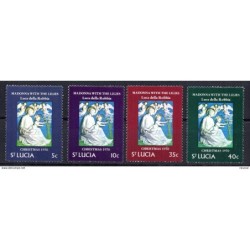 Serie n 2847 ST Lucia  Navidad