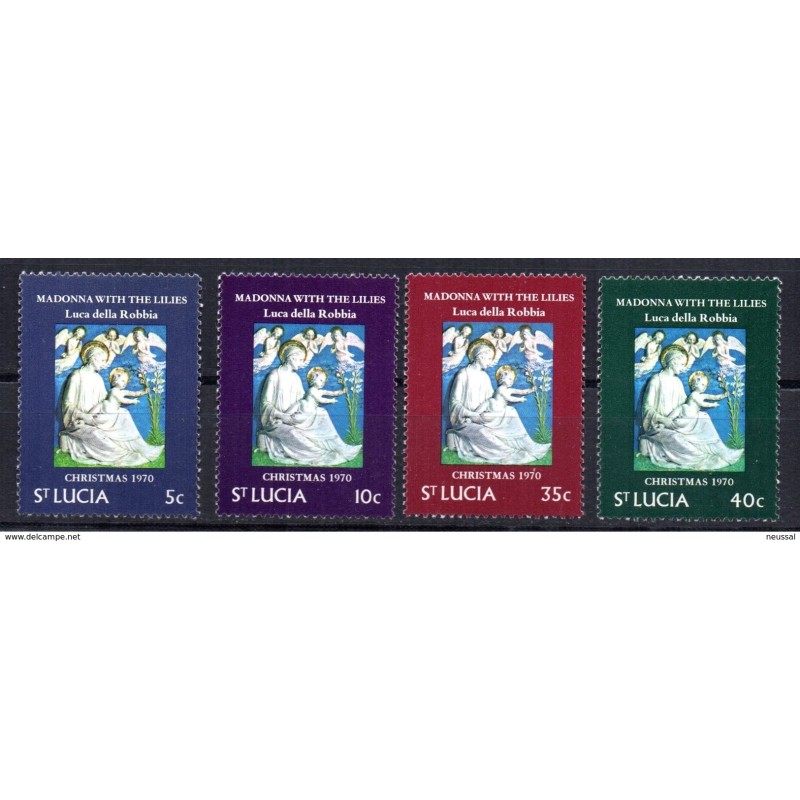 Serie n 2847 ST Lucia Navidad Serie n 2847 ST Lucia Navidad