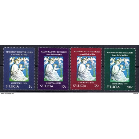 Serie n 2847 ST Lucia  Navidad