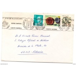 Carta con matasellos fiestas de interes turistic nacional 1985