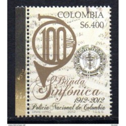 Sello de colombia de 2012 Banda sinfonica