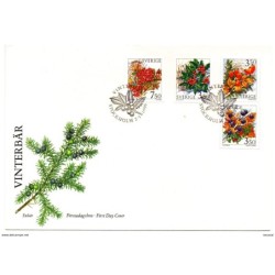 Carta de suecia con serie n 191013  frutas