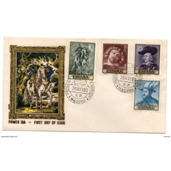 Sobre  de primer dia de pedro pablo Rubens de 1962 edicion alfil