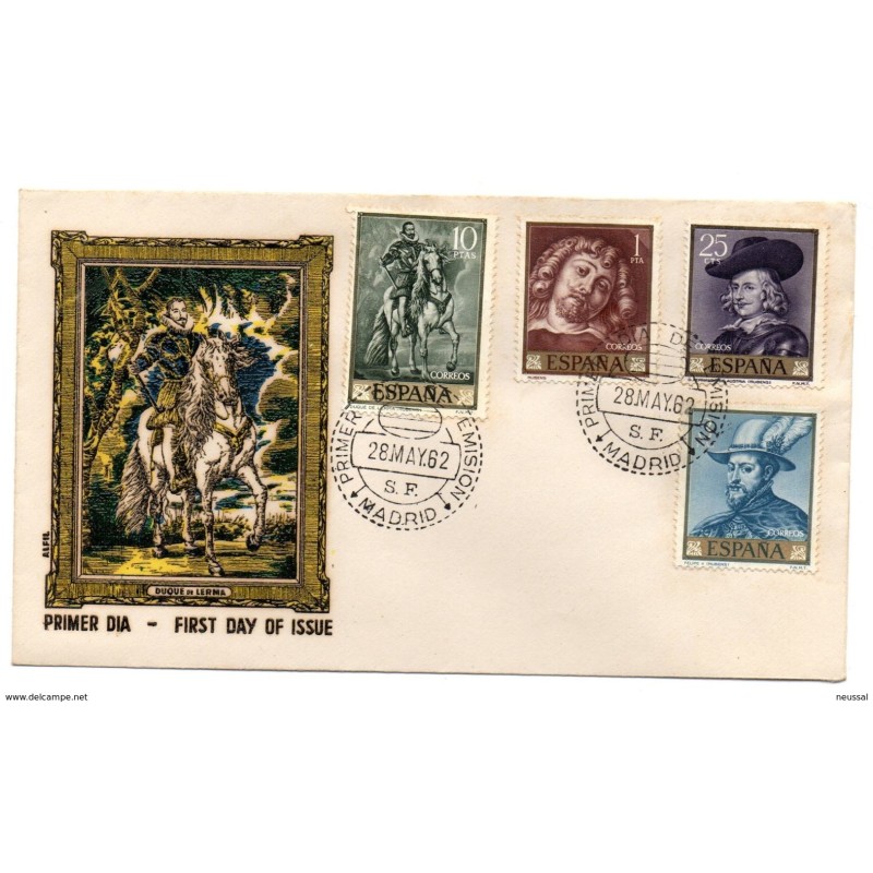 Sobre de primer dia de pedro pablo Rubens de 1962 edicion alfil Sobre de primer dia de pedro pablo Rubens de 1962 edicion alfil