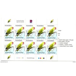 Sello en carnet n 819 Namibia