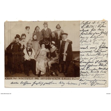 Tarjeta postal circulada de 1906 kassel