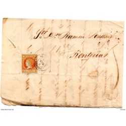 Carta con fechador 1 de marzo  1961  Tolosa