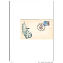 Sobre con cuño commemorativo boda del principe y doña leticia