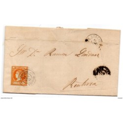 Carta con fechador 19 de agosto  1961  Tolosa