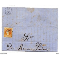 Carta con fechador 8 de marzo  1960  Tolosa