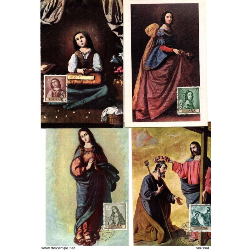 4 tarjetas maximas diferentes 1962 4 tarjetas maximas diferentes 1962