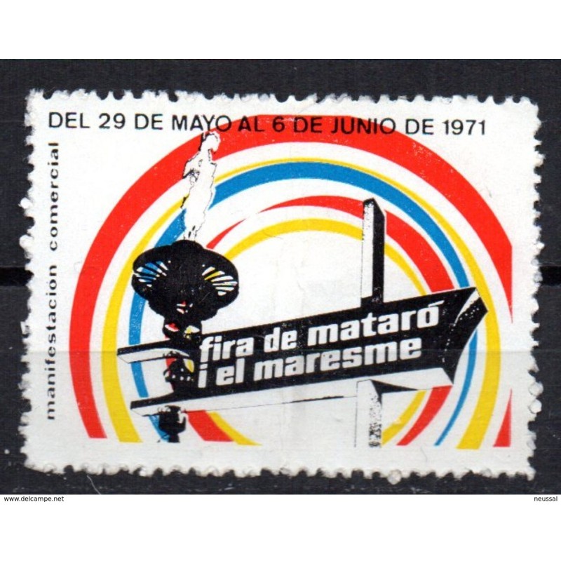 Viñeta fira de mataro de 1971 Viñeta fira de mataro de 1971