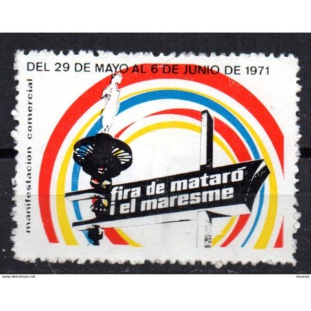 Viñeta fira de mataro de 1971