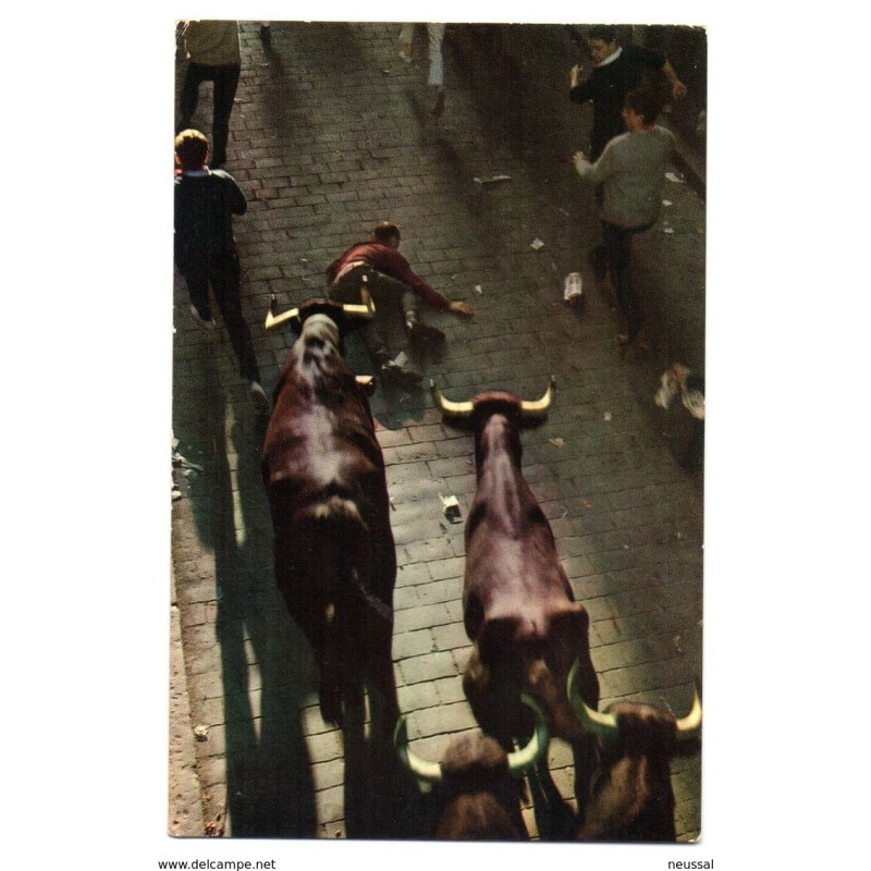 Tarjeta postal de pamplona san fermin Tarjeta postal de pamplona san fermin