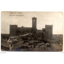 Postal de valencia puig vista del monasterio