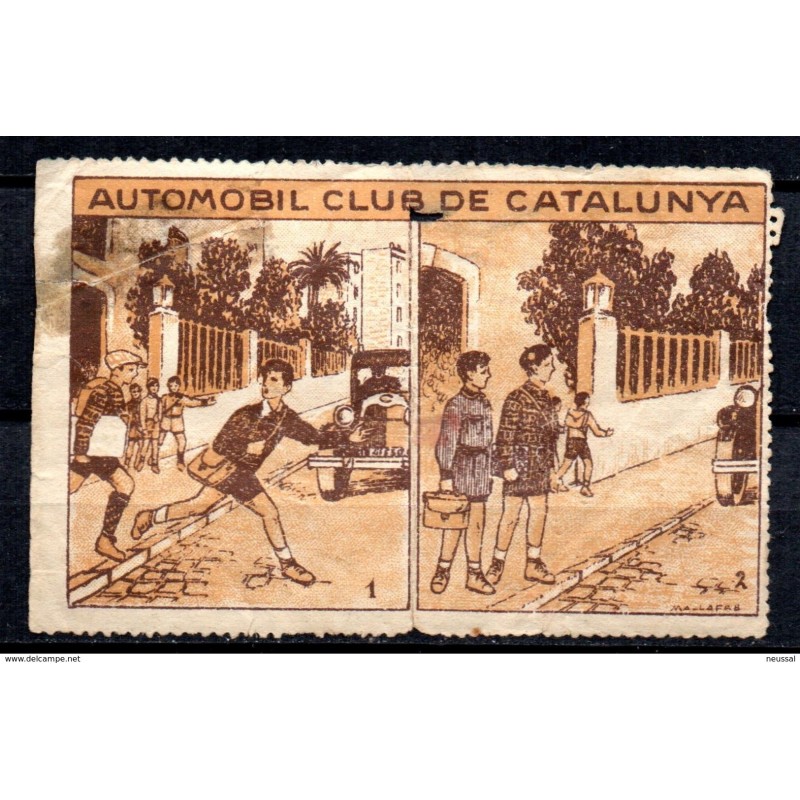 Viñeta automovil club de catalunya Viñeta automovil club de catalunya