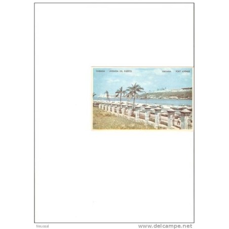 Tarjeta  postal de habana