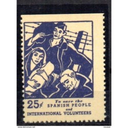 Viñeta  spanish people y international volunteers
