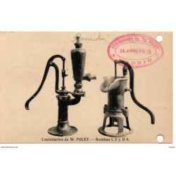 Tarjeta postal circulada de 1941 madrid Cesionarios W Foley Bombas L2 y D6