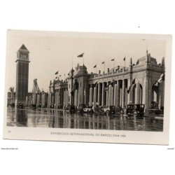 Postal de exposicion internacional de barcelona 1929 bonitos coches