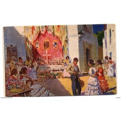 Tarjeta postal de la cruz de mayo  Mbertuchi