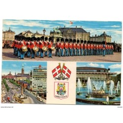 Tarjeta postal circulada de 1973 copenhavn dinamarca