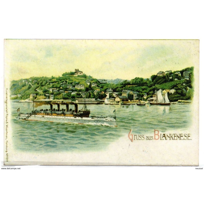 Tarjeta postal de gruss aus blankenese Tarjeta postal de gruss aus blankenese