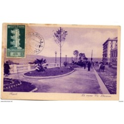 Tarjeta postal  de  napoli circulada de 1937