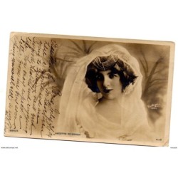 Tarjeta postal de lucette de berny circulada de 1904