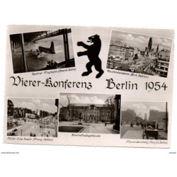 Tarjeta postal de berlin circulada 1954