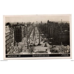 Postal de barcelona passeig de gracia vers la mar