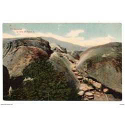 Postal  el escorial la silla de felipe II