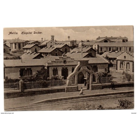 Tarjeta postal   Melilla hospital docker