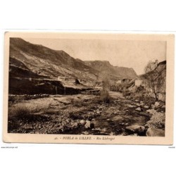 Tarjeta postal   pobla de lillet riu llobregat