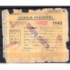 Cedula personal  valencia de 1942