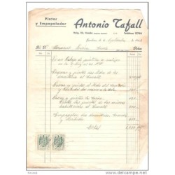 Hoja de recibo de 1947