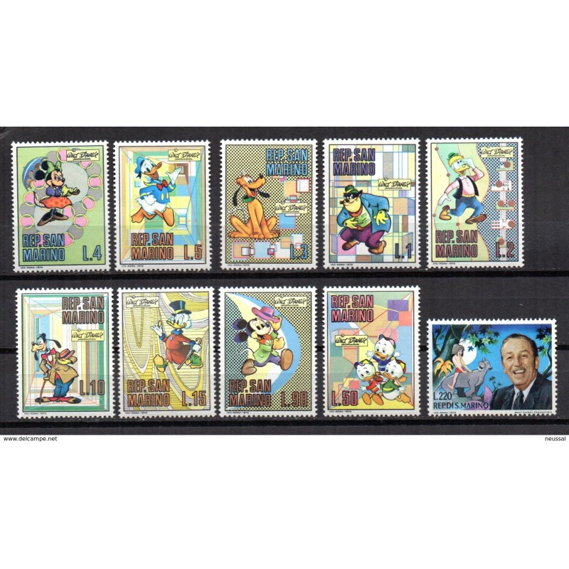 Serie n 76978 san marino disney Serie n 76978 san marino disney