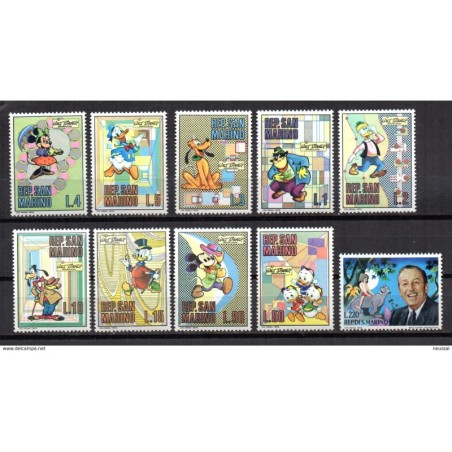 Serie n 76978 san marino disney