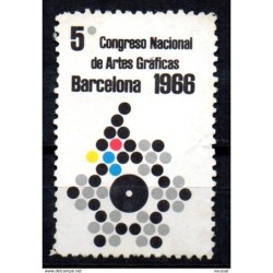 Viñeta 5 congreso nacional de artes graficas de 1966