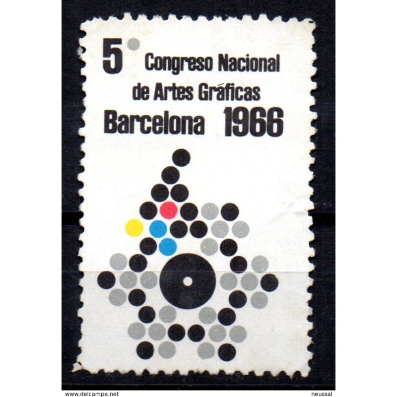 Viñeta 5 congreso nacional de artes graficas de 1966 Viñeta 5 congreso nacional de artes graficas de 1966