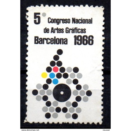 Viñeta 5 congreso nacional de artes graficas de 1966
